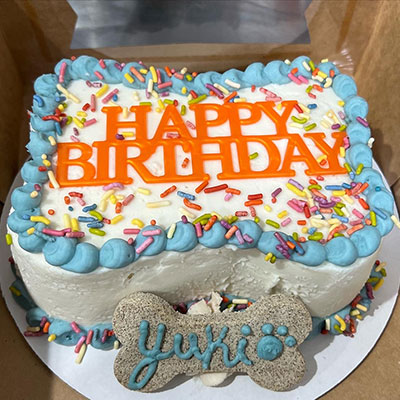 Dog Birthday Cake